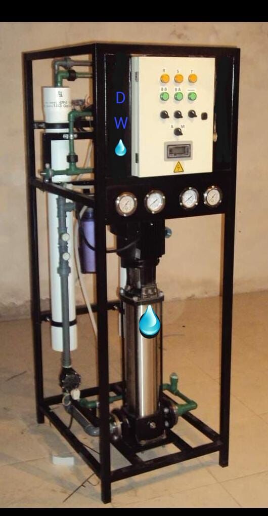 Sistema de filtración instalado