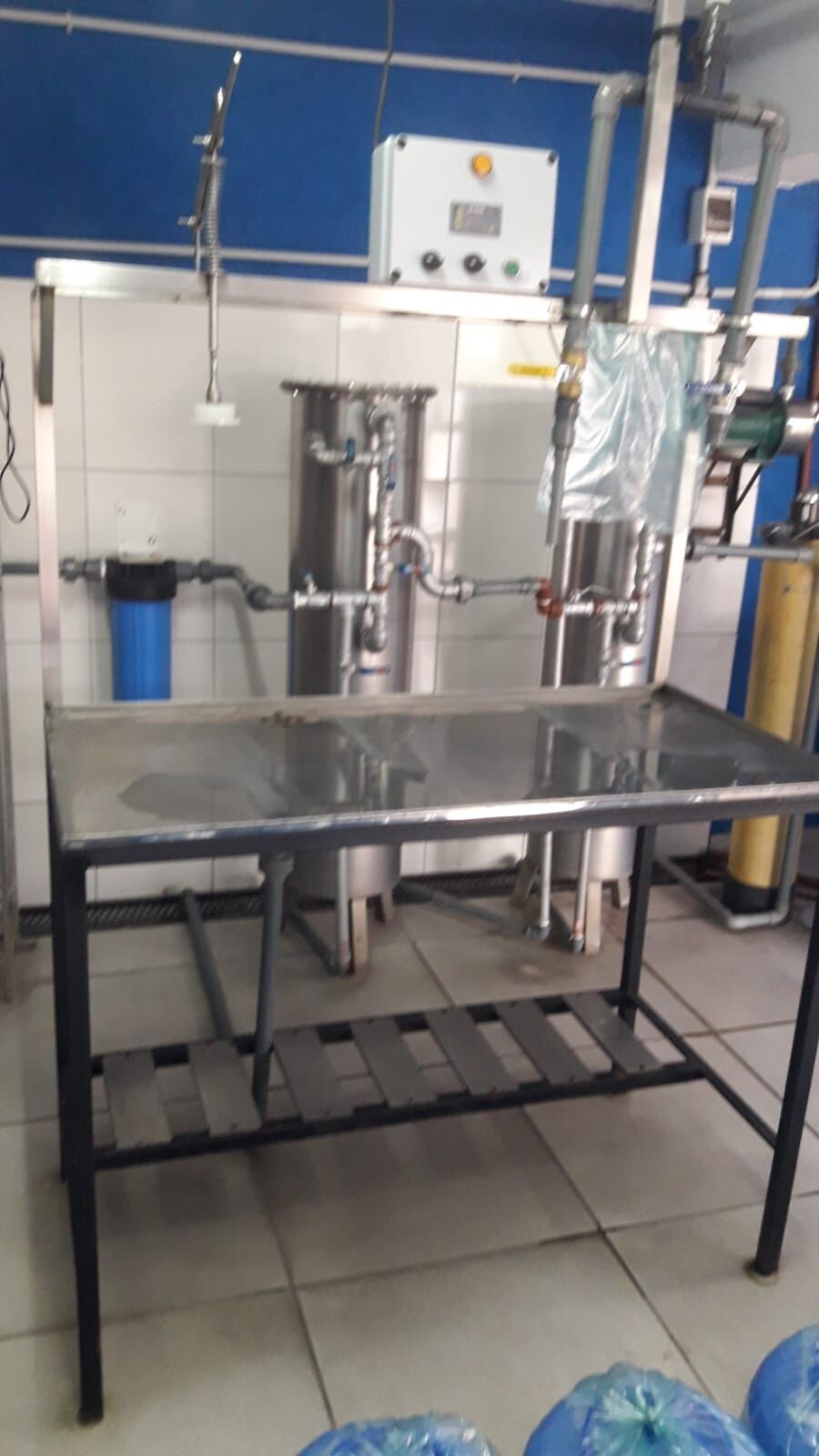 Llenadora semiautomática de bidones